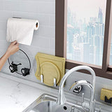 OBODING Paper Towel Holder, Self Adhesive Kitchen Towel Rack, Under Cabinet Paper