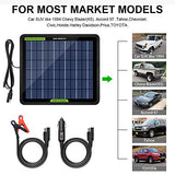 ECO-WORTHY 12 Volt 5 Watt Solar Trickle Charger for 12V Batteries Portable Power