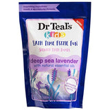 Dr Teal`s Kids Bath Time Fizzie Fun Scented Bath Bombs Deep Sea Lavender 1-Bag 4 Bath Bombs