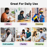 Disposable Face Masks, Pack of 50 Black Face Masks
