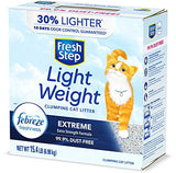 Fresh Step Lightweight Extreme Cat Litter, Scented with Febreze, 15.4 Lb