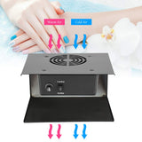 300W UV LED Nail Lamp Dryer for Gel Nails, Fast Drying Curing Nail Art Gel Polish Dryer for Hands Feet, With Cold and Warm Air
