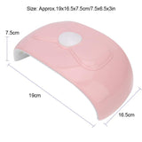 54W Nail Lamp, UV LED Nail Dryer Intelligent Nail Polish Gel Dryer Manicure Tool Curing Machine with 30s, 60s and 90s Timing Setting(Pink)