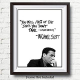 Michael Scott Motivational Quote Poster