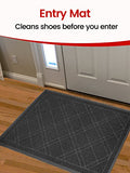 SlipToGrip Universal Door Mat – XL Size 42” x 35” – Anti Slip, Durable & Washable