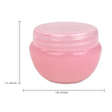 Beauticom 36 Pieces 10G/10ML Pink Frosted Container Jars with Inner Liner for Mkaeup, Creams, Cosmetic Beauty Product Samples - BPA Free