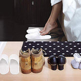 Rocutus 12 Pair Disposable Slippers,Disposable Slippers Bulk Guest Slippers,Fit Up to US Men Size 8 Women Size 9,Non-Slip Slippers for Hotel, Home, Guest Use,Train,Travel Use (12 Pair)