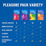 Condoms, Natural Rubber Latex Condoms, Durex Condom Pleasure Pack Assorted