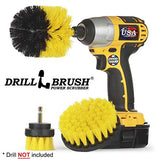 Drill Brush Attachment - Bathroom Surfaces Tub, Shower, Tile and Grout All Purpose