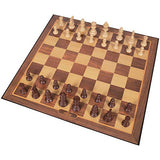 Silly Goose Chess Game, Cardboard Folding Chess Set with Plastic Chess Pieces