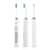 Electric Toothbrush,Replaceable Smart Timer Powered by Sonic Technology Waterproof Rechargeable Toothbrush,Deep Clean Traveling Tooth Brush with 3 Soft Brush Heads by SEAGO SG986(Purple)