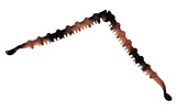 Zhooch Banana Hair Clip – Classic Banana Comb, 5 inches. Iconic Hair accessory inspired by '80s trend. Inner Teeth, Premium quality, Strong Hold. Made in Korea. (Ombre Brown + Burgundy)