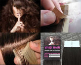 10 Pcs X 22" inches Remy Seamless Tape In Skin weft Human Hair Extensions Color # 2 Dark Brown