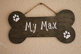 Upgraded Personalized Dog Bone - Dog House Wooden Sign Decor