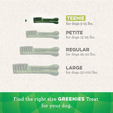 Greenies Original Dental Dog Treats, Teenie Size for Dogs 5-15 Lbs, 3 Oz Pouch