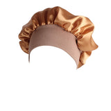 Ever Fairy Polyester Night Cap,Women Curly Girl Slap Headwear Sleep Slouchy Bonnet Cap with Premium Width Elastic Band