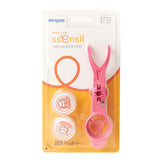 SSENSIL, Dental Floss with Holder for Plaque and Food Removal, Oral Care, Tooth Cleaner, 2 packs of Dental Floss, Pink