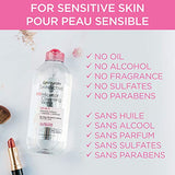 Garnier SkinActive Micellar Cleansing Water, For All Skin Types, 13.5 Fl Oz
