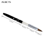 KADS Kolinsky Sable Brush Professional Kolinsky Sable Acrylic Nail Brush for Acrylic Brush Size 8#