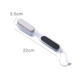 4 Pack Pumice Stone 4 in 1 Foot Brush Body Brush with Handle Pedicure Tool Exfoliating Scrubber for Dead Skin