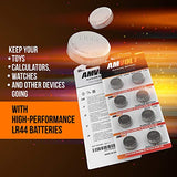 8 Pack LR44 AG13 A76 Battery - [Ultra Power] Premium Alkaline 1.5 Volt