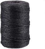 328 Feet Jute Twine,Christmas Twine,Black Jute Twine,Best Arts Crafts Gift Twine Durable