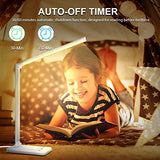 LED Desk Lamp, Eye-Caring Table Lamps, Natural Light Protects Eyes, 5 Modes
