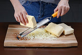 Citrus Zester & Cheese Grater,Sharp Stainless Steel Blade, Wide, Dishwasher Safe