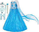 FUNNA Costume for Girls Princess Dress Up Costume Cosplay Fancy Party