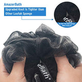 AmazerBath Shower Sponge Bath Loofahs for Shower 75g for Body Wash Bathroom