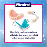 Efferdent Denture Cleanser Tablets, Complete Clean, Tablets, Multicolor, 252 Count