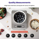 Etekcity Food Kitchen Scale, Gifts for Cooking, Baking, Meal Prep, Keto Diet and Weight