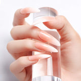 240 Pcs Stiletto Fake Nails Gradient Long Acrylic Full Cover Ballerina False Nail Tips for Nail Salons and DIY Nail Art, 12 Sizes