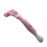 DreamGenius Razors for Women Shaving,6-Blade Womens Razors Includes 2 Handles and 19 Refills,Value Shaver for Women Pack, Non-Slip Travel Carry,Pink