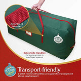 HOLIDAY SPIRIT Christmas Tree Storage Bag For Trees. Heavy-Duty 600D Oxford