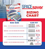 Spacesaver Premium Vacuum Storage Bags. 80% More Storage! Hand-Pump