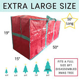 Christmas Tree Storage Bag - Extra Large Xmas Tote Fits 7.5 ft Artificial Fake Tree