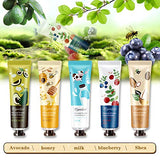 10 Pack Plant Flower Fragrance Hand Cream with Shea Butter and Natural Aloe Vera, Family Travel Moisturizing Hand Cream Set For Women and Men