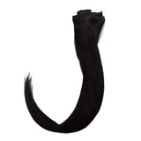 14 Inch Clip in Hair Extensions 100% Human Hair 60g Thin Standard Weft 8 Pcs 18 Clips Straight Clip on Human Hairpieces for Women #1 Jet Black