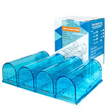Wanqueen 4 Pack Mouse Traps of No See Kill, Reusable Mice Trap & Rat Catcher