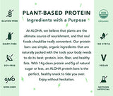 ALOHA Organic Plant Based Protein Bars |Caramel Sea Salt | 12 Count, 1.9oz Bars