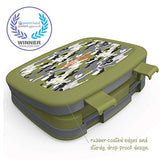 Bentgo Kids Prints (Camouflage) - Leak-Proof, 5-Compartment Bento-Style Kids Lunch Box