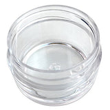 Beauticom 12 Piece 20g/20ml USA Acrylic Round Clear Jars with Lids for Lip Balms