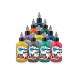 Mark Duhan Floral Series Tattoo Ink Set - Pre-Dispersed Pure Uncut StarBrite Tattoo Ink - 10 Floral-Inspired Tattooing Inks, Made in The USA - 1/2 Ounce Bottles