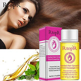 RtopR Herbal Hair Growth Essential Oil - Promote Hair Growth, Herbal Essential Oils - Prevent Hair Loss, Strong Hair Suitable for Men and Women of All Hair Types Hair Loss Support