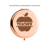 WIEZO-USA It Takes a Big Heart to Shape Little Minds, Mirror Gifts for Women Teachers, Appreciation Gifts,Open School Gifts,Thank Teacher Gift