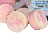 Groovy Peace Signs Skin Softening Slow Melt Bath Melts With Cocoa Butter and Shea Butter, Diva Stuff