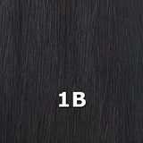 SAGA Brazilian Remy 100% Human Hair Blow Out Straight (14", 1B - OFF BLACK)