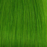 25 Strands Straight Micro Ring Links Locks Beads Keratin Stick I Tip Human Hair Extensions Color # Acid Green