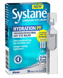 Alcon Systane Hydration Preservative-Free Lubricant Eye Drops 30ct Vials, 30 Count